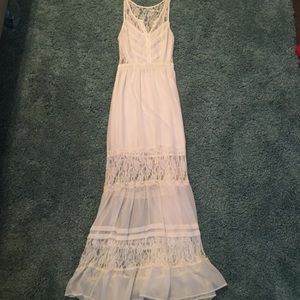 White Maxi Kimchi Blue dress